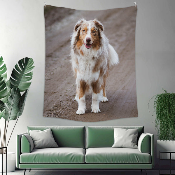 Personalized custom pet tapestry - vertical version